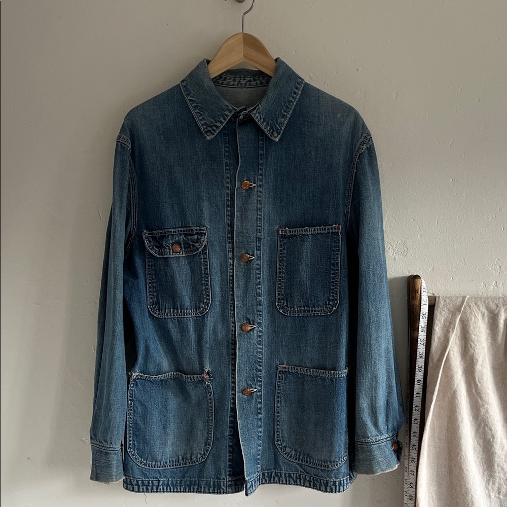 Rare! Vintage 1970s Wrangler Denim Chore Jacket